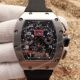 2017 Clone Richard Mille RM011 Chronograph Watch Silver Case Black rubber  (10)_th.jpg